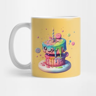 Kawaii Birthday Cake Mug